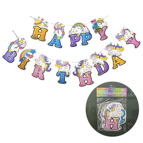 Banner HBD Unicorn 2D