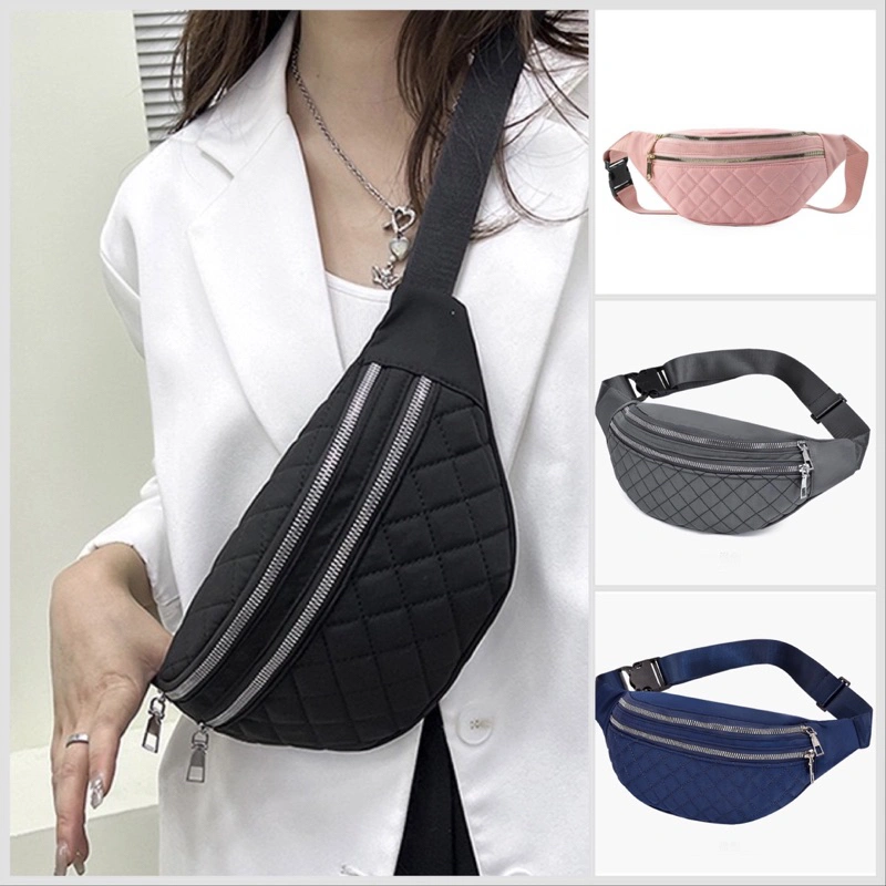 Tas pinggang wanita import waistbag sling bag tas dada premium