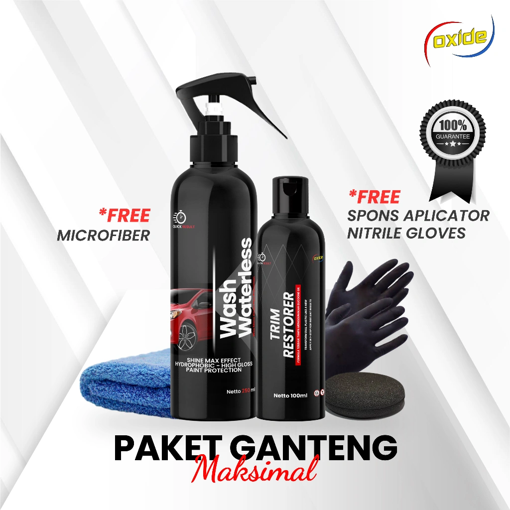Oxide Penghitam Body Motor 80ml/100ml / Pengkilap Body Mobil 250ml