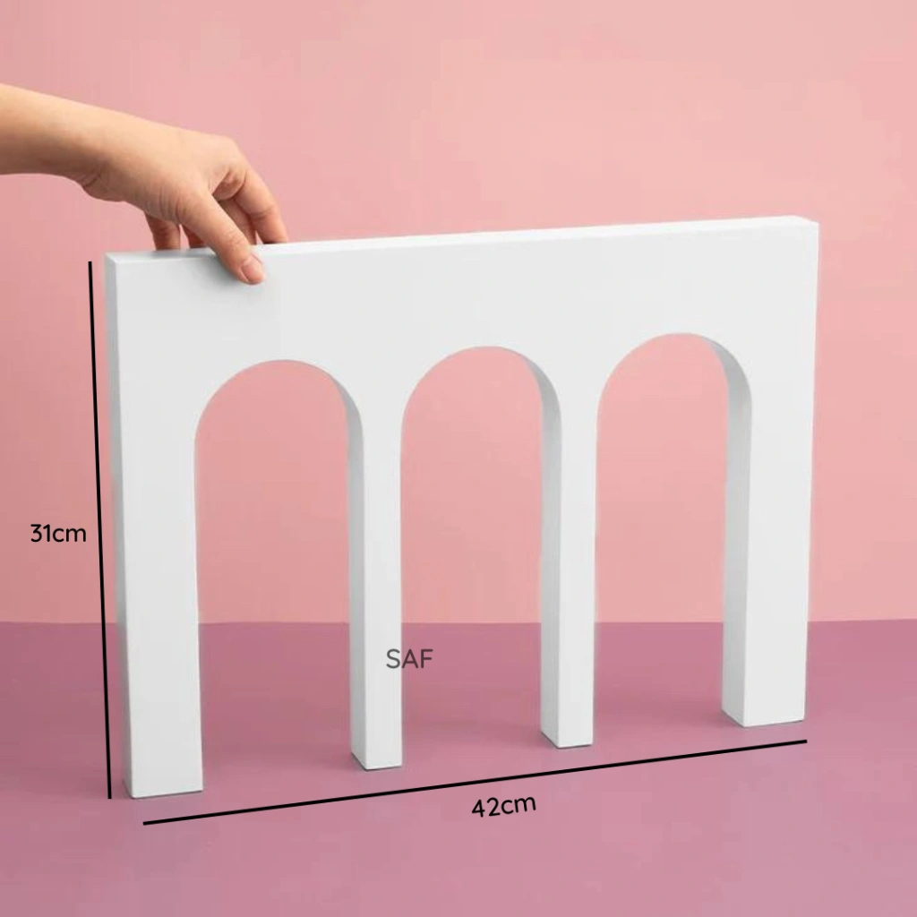 SAF Geometry Display produk  - Props Properti Foto - wall window panel - background photo