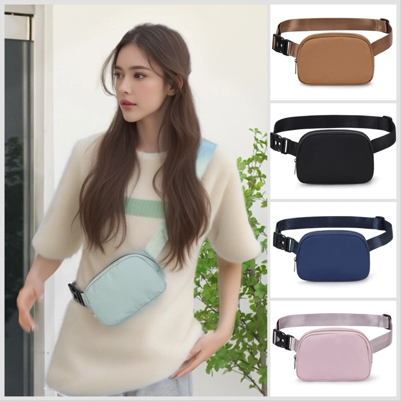 Tas waistbag wanita import waterproof sling bag tas pinggang olahraga