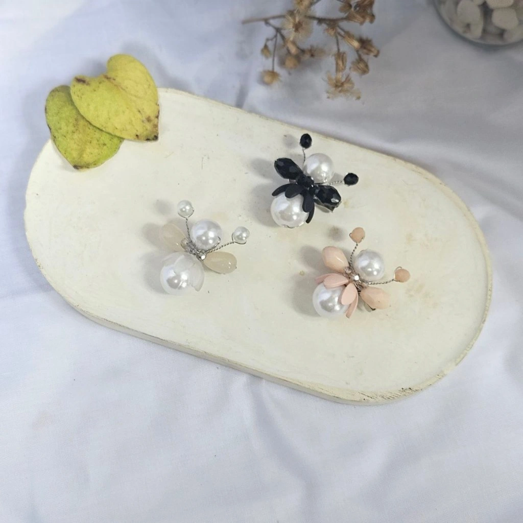 Bross Jilbab Lebah | Bros Mutiara Cantik | Brooch Cantik | Bros Unik | BROSS HIJAB MUTIARA