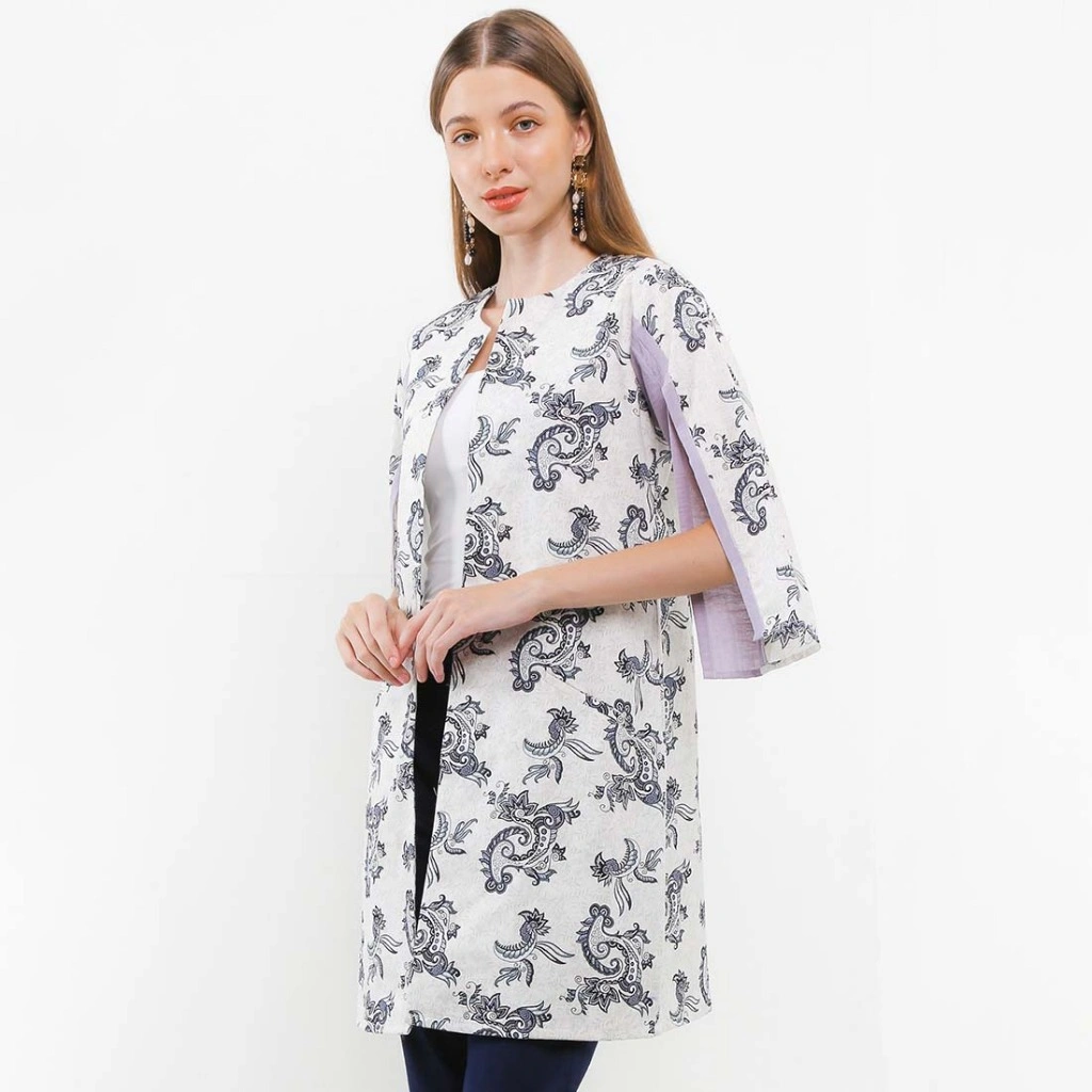 Rianty Batik Premium Wanita Atasan Cardigan Outer Meira