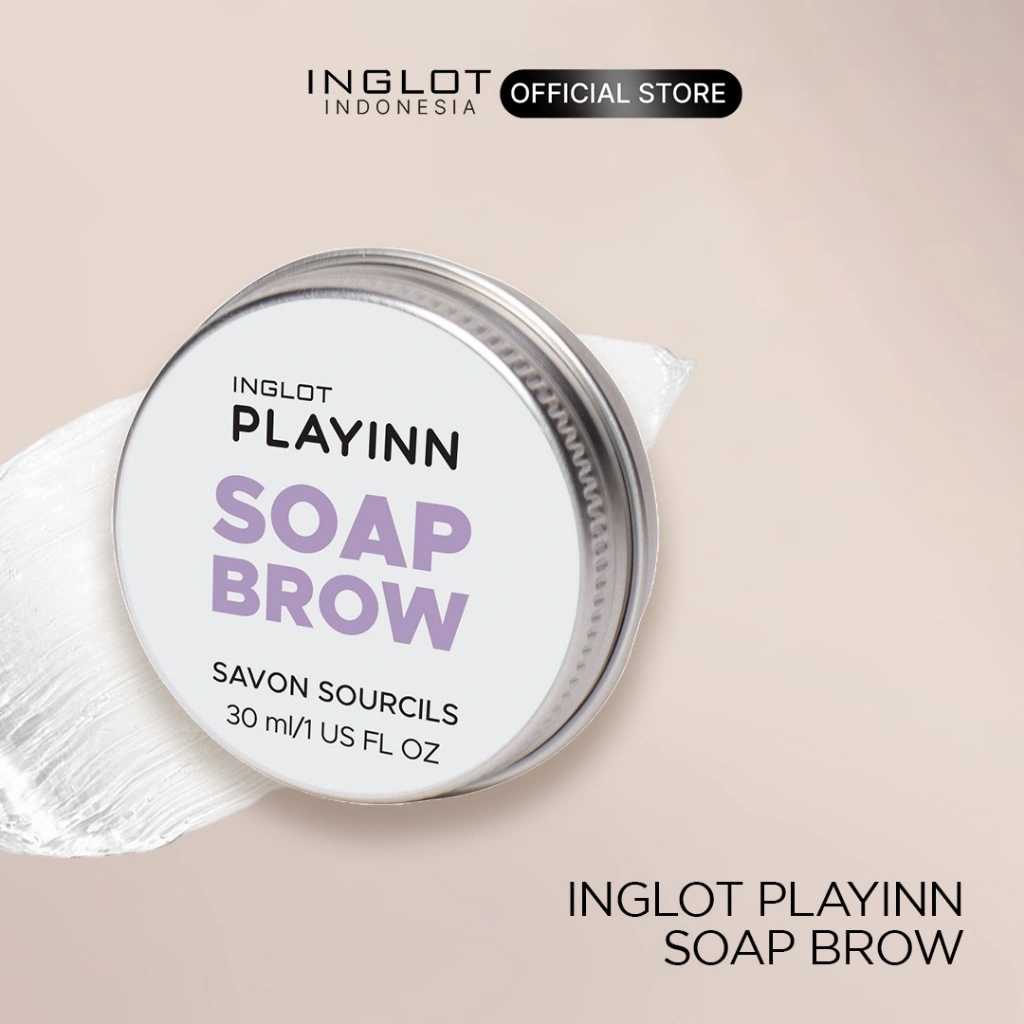 INGLOT PLAYINN Soap Brow - Clear Eyebrow Lamination Gel, 30 ml