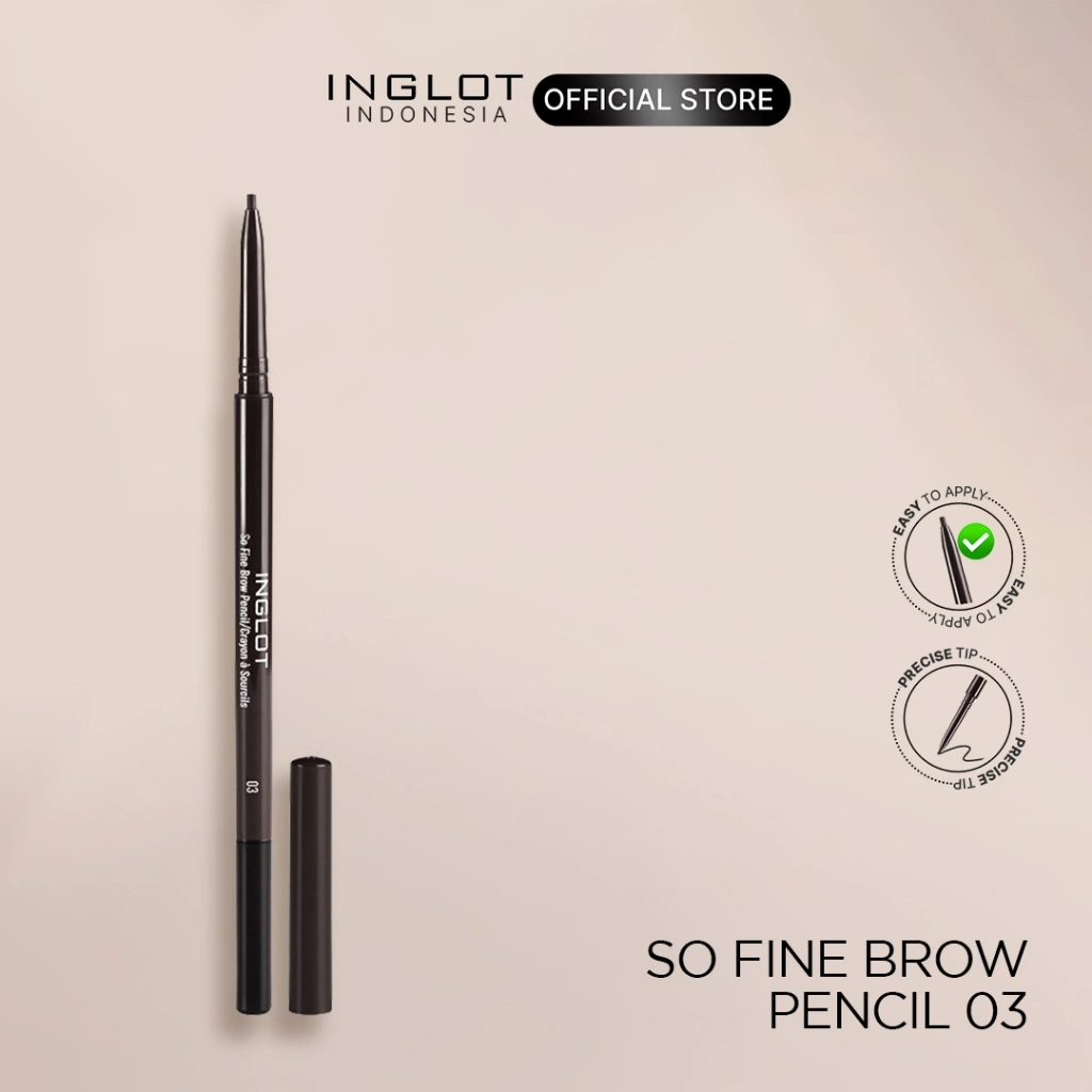 INGLOT So Fine Brow Pencil 03 - Cool Brown, Precise, 9 gr