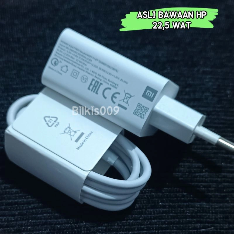 CHARGER XIAOMI TYPE C ORIGINAL 100% FAST CHARGING REDMI 9T/NOTE 9/ POCO M3 PRO/POCO M3/XIAOMI NOT 10/PRO/ REDMI NOTE 7/REDMI NOTE 8 ASLI BAWAAN HP