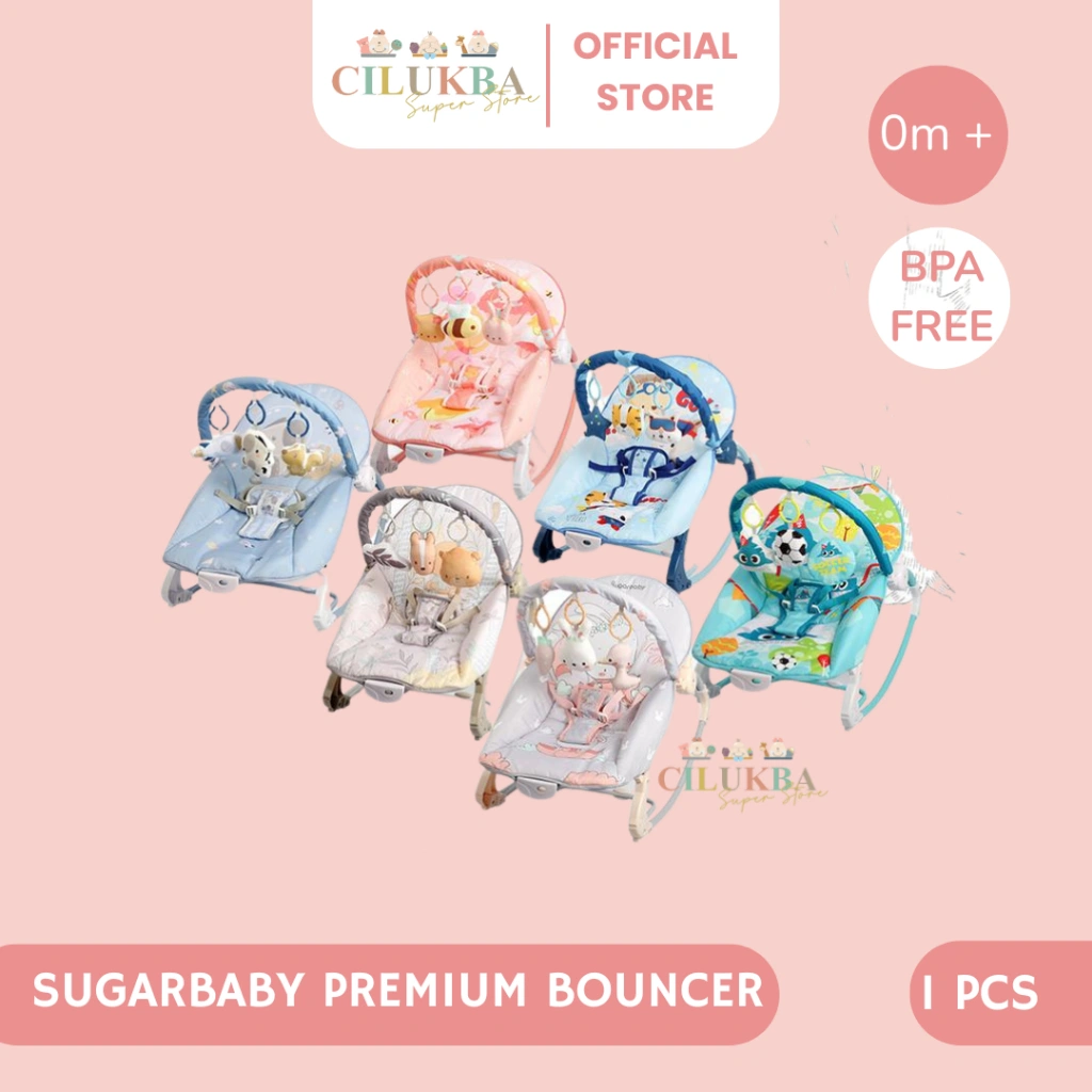 SUGARBABY 10 IN PREMIUM ROCKER | AYUNAN BAYI | BOUNCER BAYI | KADO LAHIRAN
