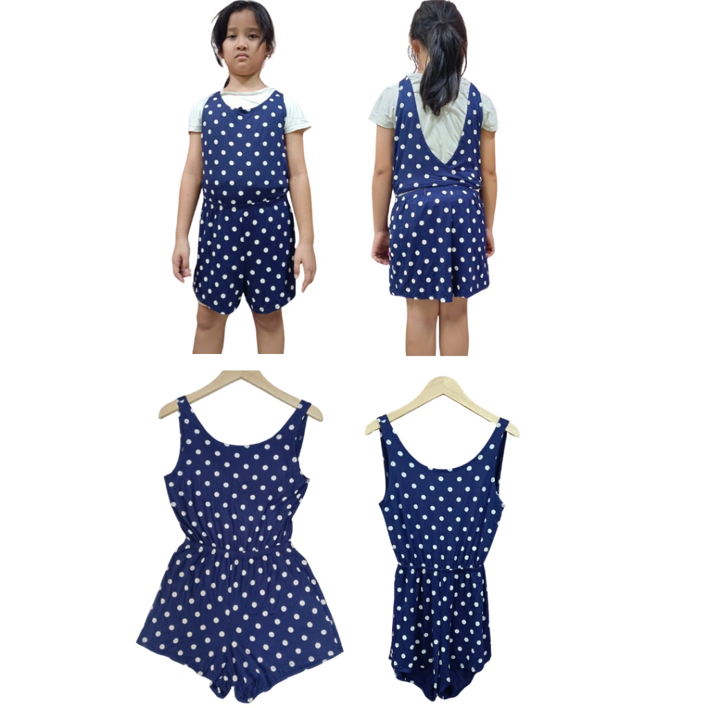 Jumpsuit Wanita Tali Dua Dewasa Anak Anak
