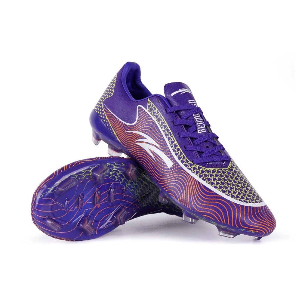 Sepatu Sepak Bola Bermen'go Veloci Alegre FG Purple Midle/Orange