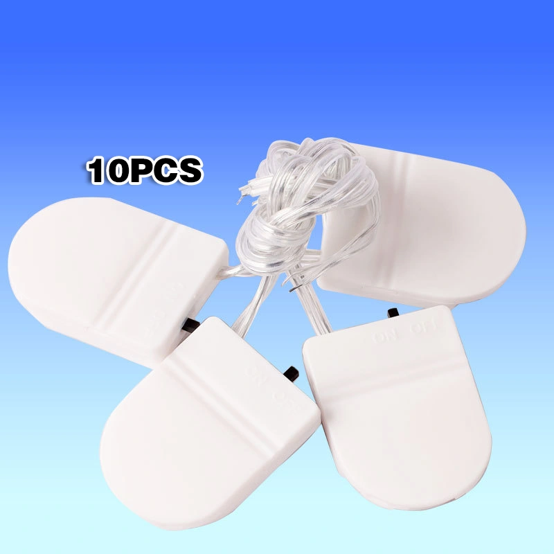 10PCS Battery Holder 1X 3V CR2032 Kotak Baterai Coin 1 Slot Saklar Kabel Battery Case