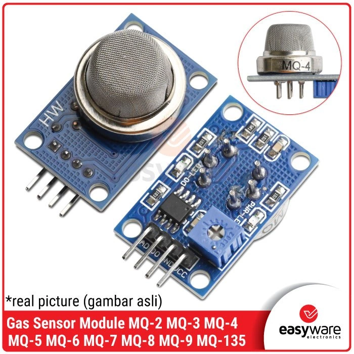Gas Sensor Module MQ-2 MQ-3 MQ-4 MQ-5 MQ-6 MQ-7 MQ-8 MQ-9 MQ-135 Air Quality Smoke Carbon Monoxide Gas Sensor RobotDyn DFRobot Gas Sensor MQ