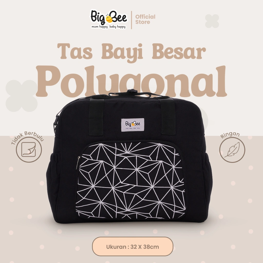 Big Bee Tas Bayi Besar Polygonal Series - BBT0003