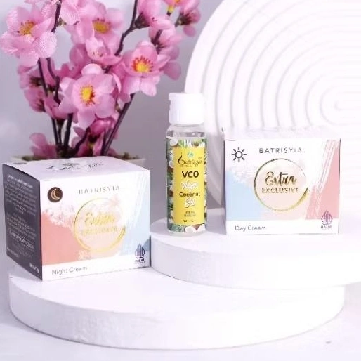 Batrisyia Extra Series | Extra Exclusive Day 17g, Extra Night Cream 17g, VCO 25ml