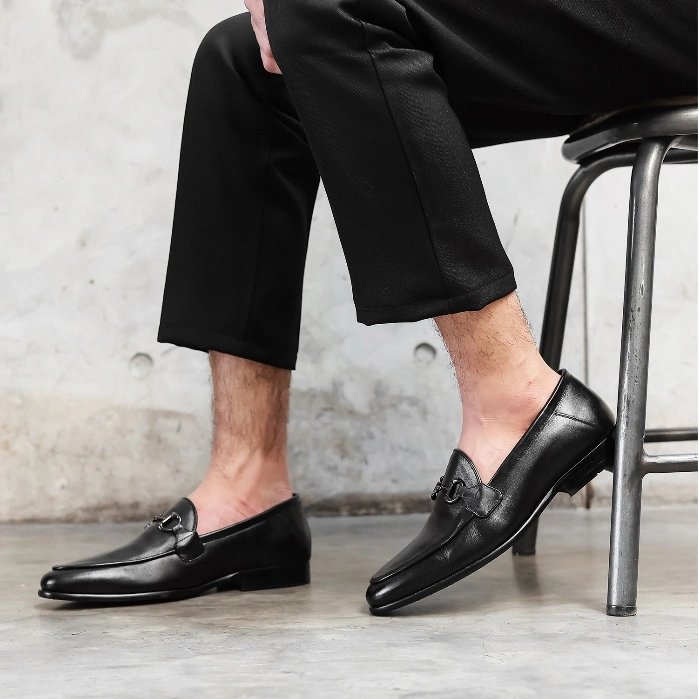 [ N E W ] Marelli sepatu  Pantofel semi formal loafer pria kulit asli - MV 330