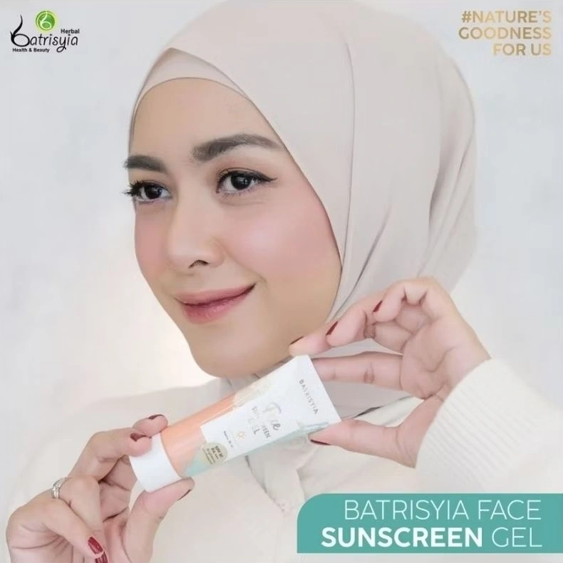 Batrisyia Face Sunscreen Gel SPF 50 | Hybrid