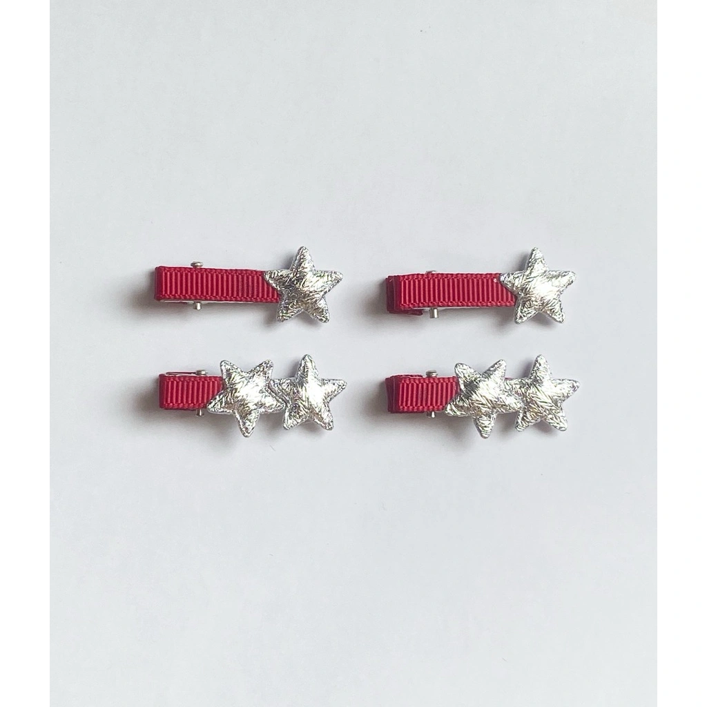 set jepit bintang natal 2pcs twinkle hair clip | jepit natal