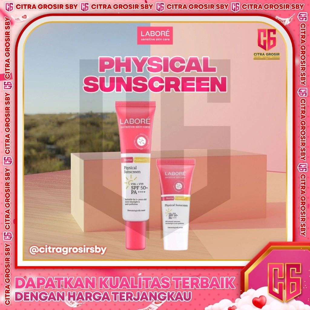 LABORE BiomeProtect Physical Sunscreen 10mL & 30mL || Sunscreen Sensitive Skin Care