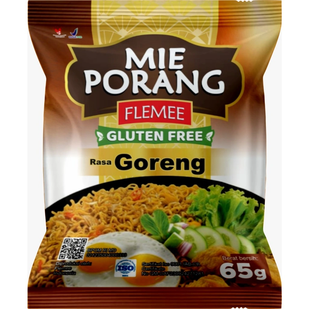 Flemee Mie Porang Mocaf Gluten Free Rasa Goreng