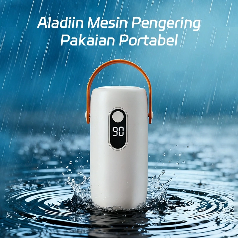 Aladiin Pengering Pakaian Portable Cepat Kering + Anti Bakteri & Bau , Alat Pengering Baju Mini 360°