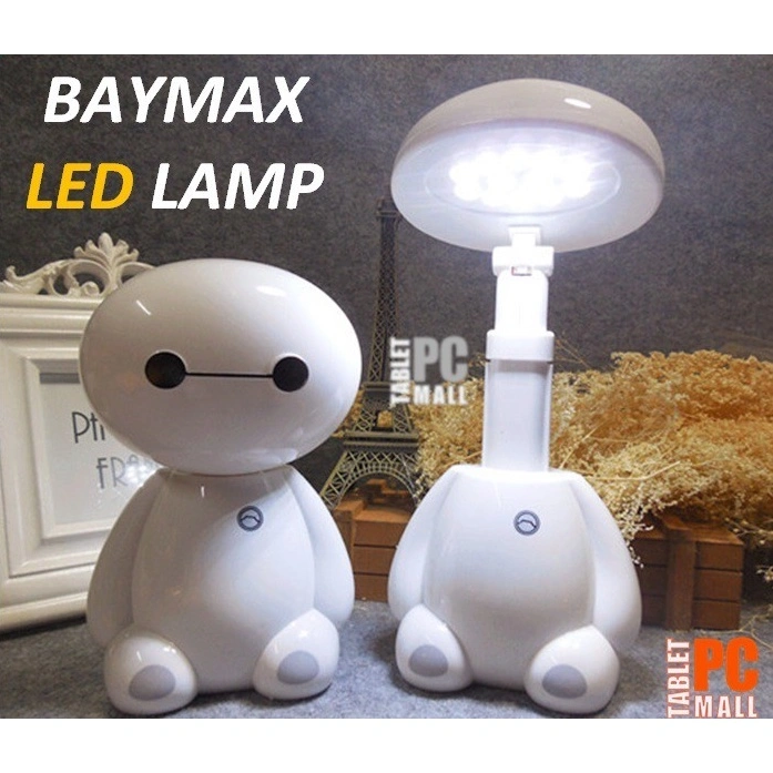 Lampu Meja LED Boneka Baymax Keren Lucu Desk Lamp 220V 12LED Flexible Length ZAMZAM AP 102