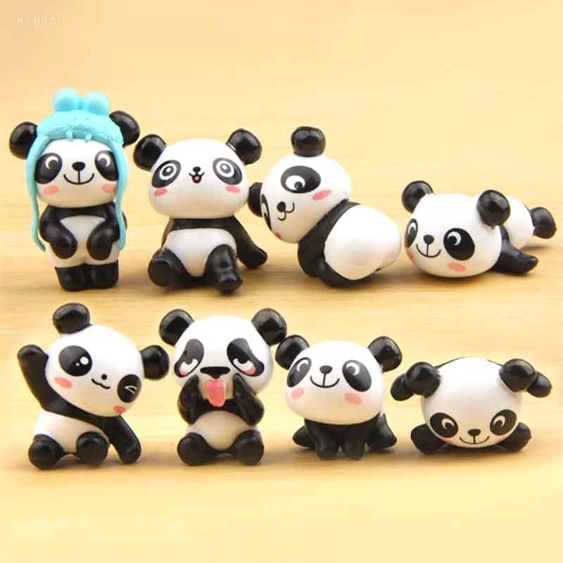 Magnet Kulkas Panda Lucu Magnet Dekorasi Furnitur Magnetik Pesan Kartun Magnet nyota