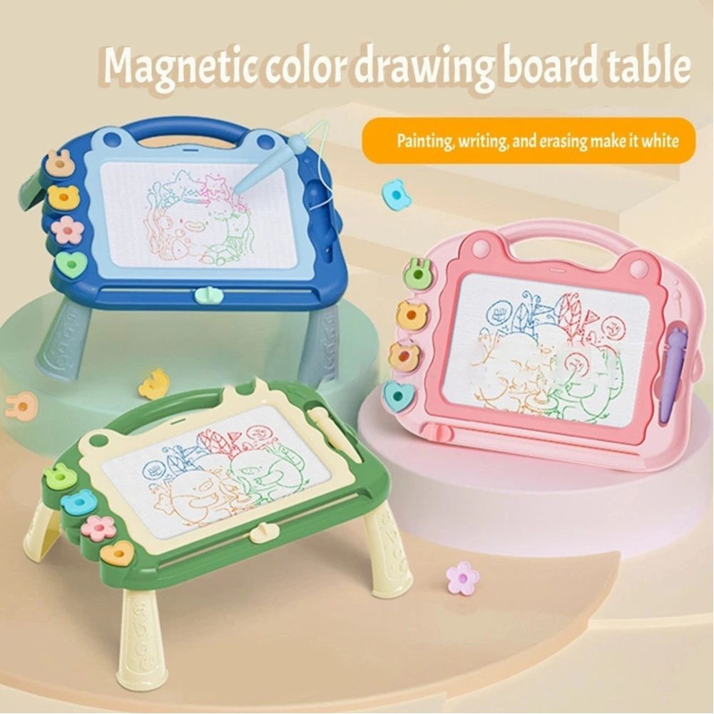 topsmile - Mainan Papan Tulis Magnetic Drawing Board / Meja Belajar Anak Gambar Unicorn Magnetik Portable Lukisan Mewarnai / Papan Tulis Gambar Anak