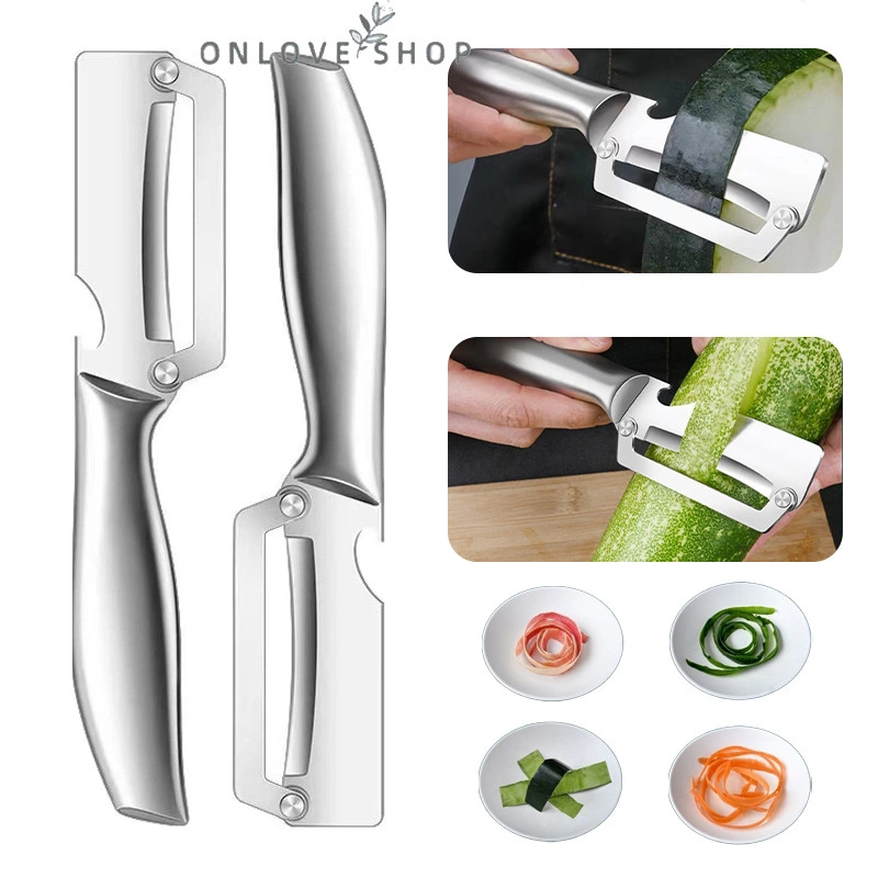 Peeler Can Pembuka Dapur/Peeler Sayuran Buah Multifungsi Lilin Labu Dapur Kentang ONLOVE