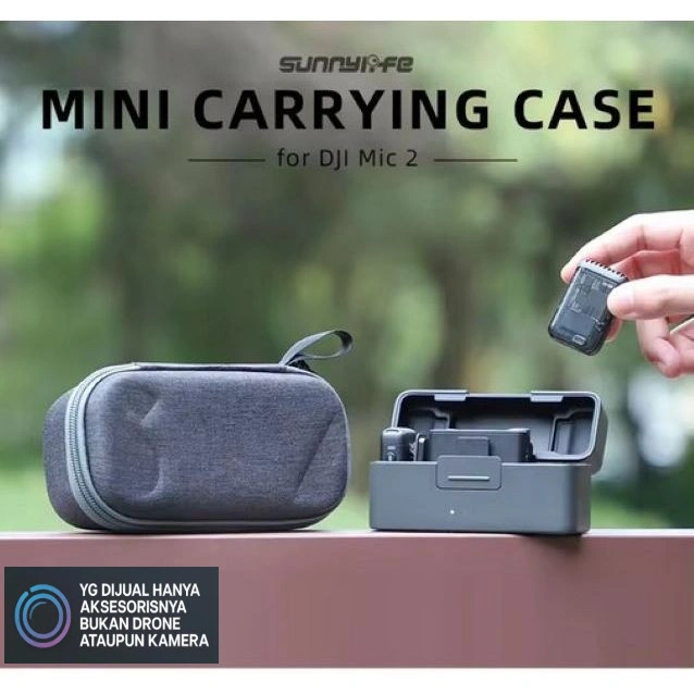 Sunnylife Mini Carrying Case Bag Tas DJI Mic 2 / 1 Hardcase