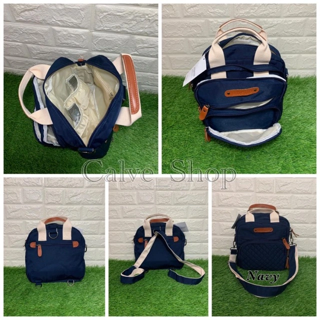 New model anelo diaper bag mini 3in1 Fungsi (Non Logo) FREE Tempat kantong sampah