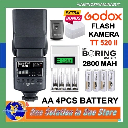 Godox TT520 II Speedlite Universal TT520II Flash Studio Mini TT 520 II