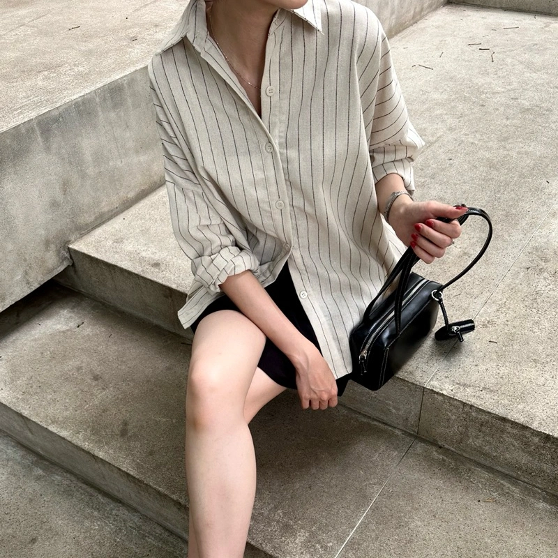 Misschic - Hayden Striped Shirt