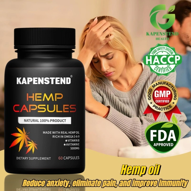 Minyak rami Omega 3,6,9 yang bersumber secara alami untuk tidur nyenyak dan mengurangi kecemasan dan depresi