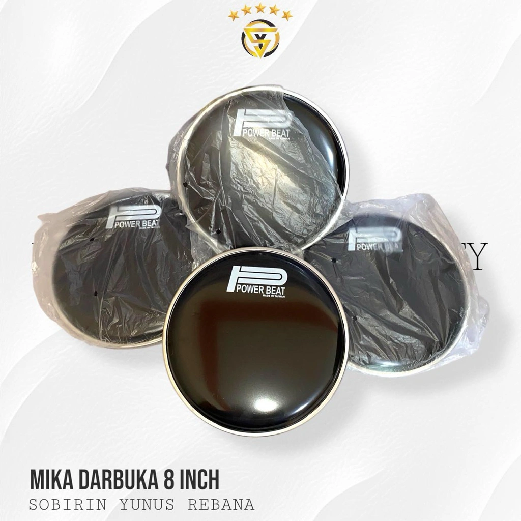 Mika Darbuka “Power Beat” Ukuran 8 Inch Bahan Tebal