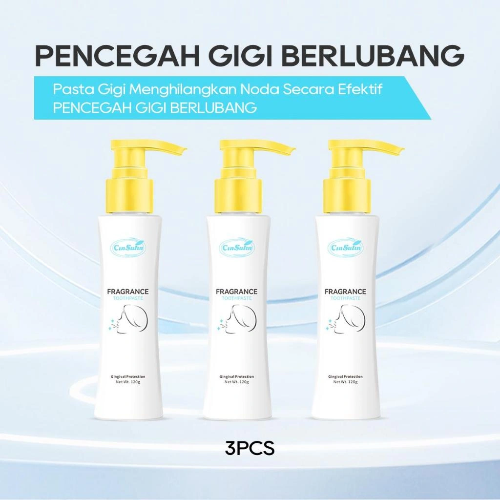 Pasta Gigi  Cinsulin Fragrance - Hilangkan Noda Efektif, Senyum Cerah & Nafas Segar Perlindungan Gusi & Anti Bakteri