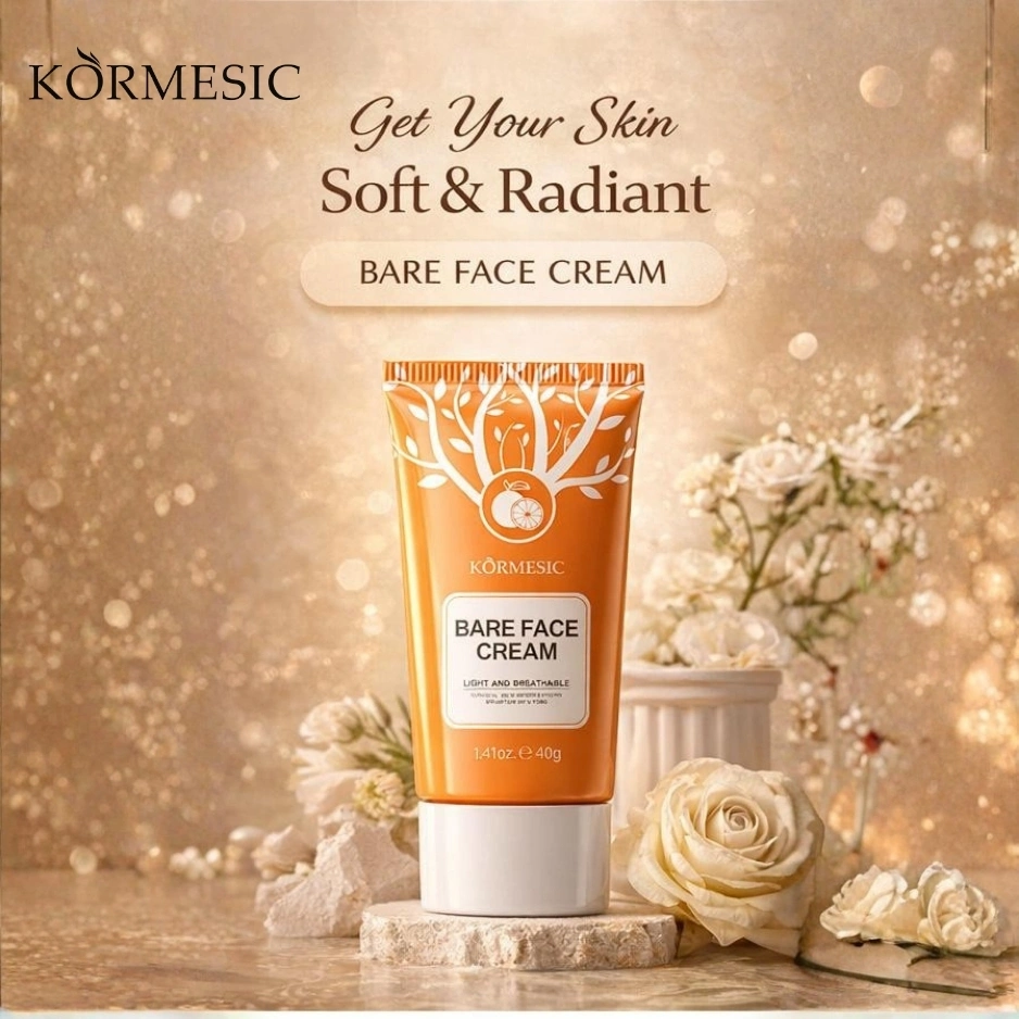 KORMESIC Bare Face Cream – BB Cream Ringan untuk Tampilan Natural Glowing & Meratakan Warna Kulit