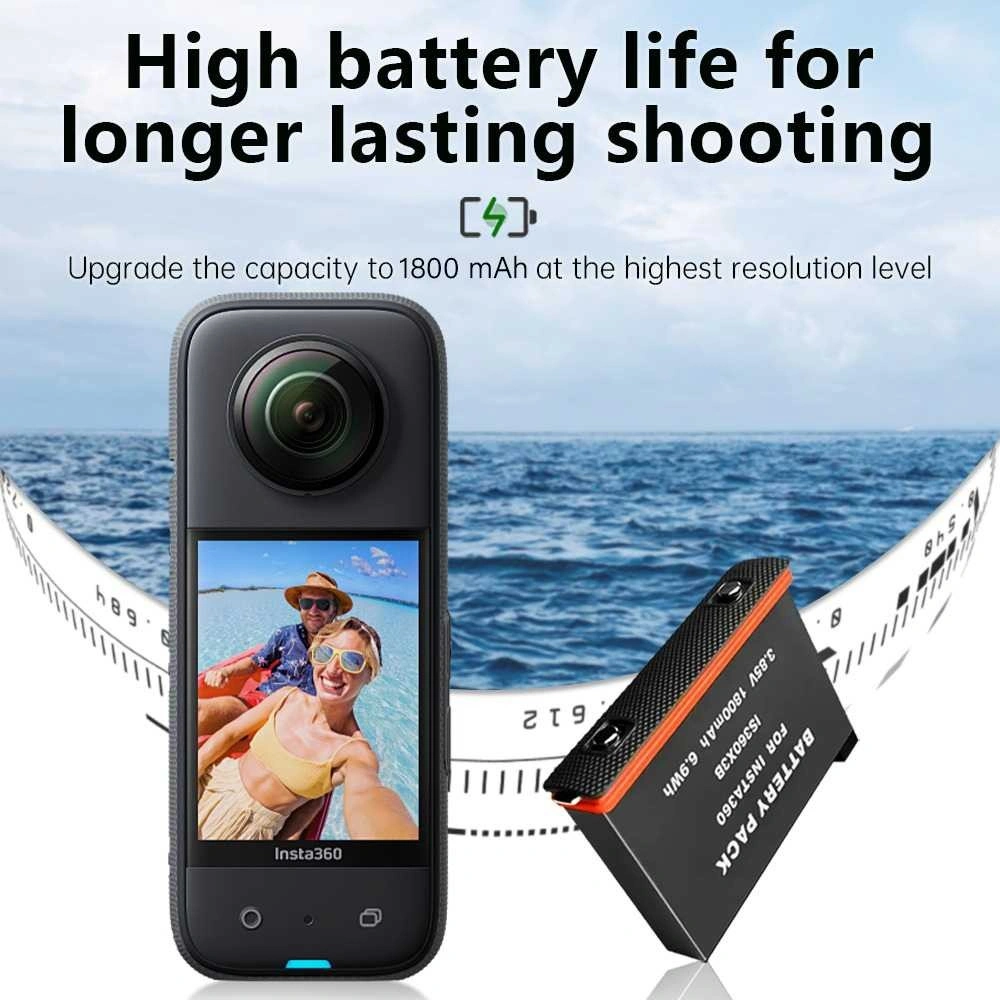 Digap Baterai Kamera Insta360 X3 Replacement Battery Pack 1800mAh - IS360X3B