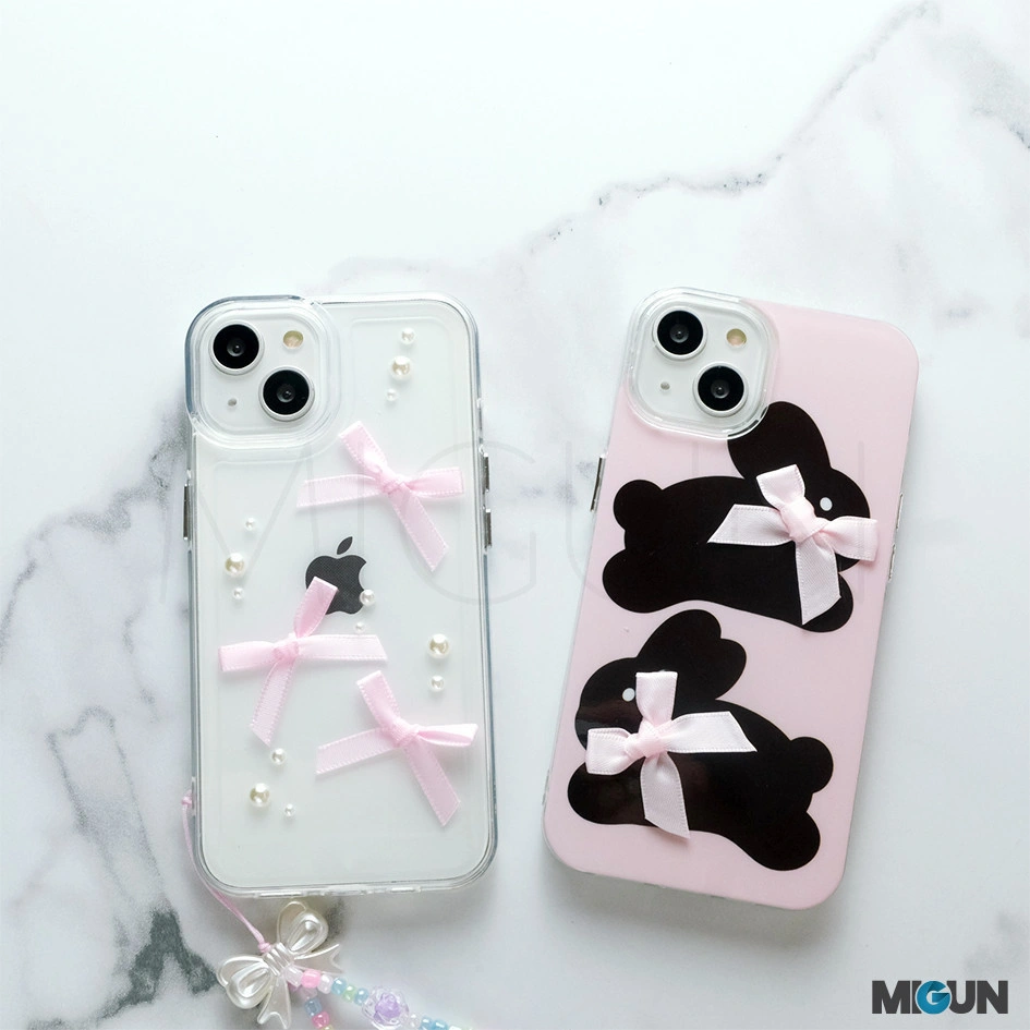 Ribbon and Bunny Phone Case Softcase HP