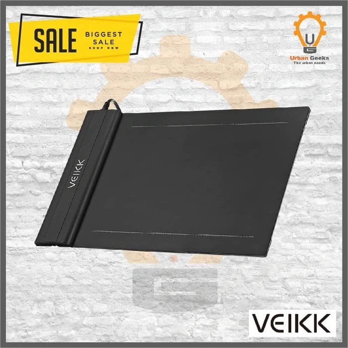 VEIKK S640 Digital Graphic Drawing Pen Tablet Gambar OSU 8192 Pressure 6x4 inch Alt Huion H420