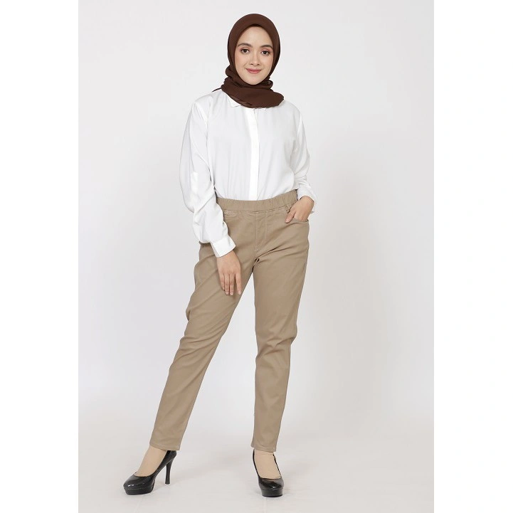 Celana panjang Office Wanita  Bigsize Jumbo ZAHRA SIGNATURE Longpant Twill Riana