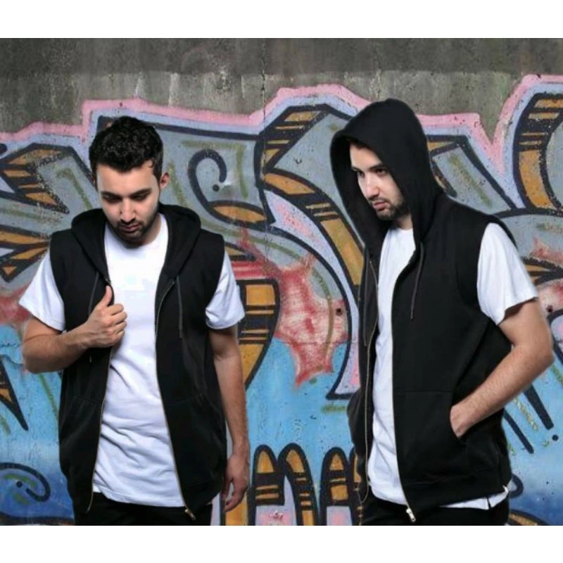 Jaket Hoodie ROMPI VEST Unisex / Jaket Rompi Basic TERMURAH.