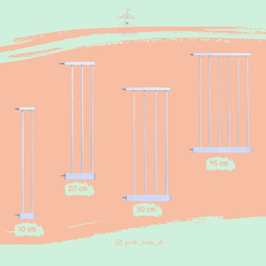 Extension/tambahan/penyambung safety gate (bukan main gate)