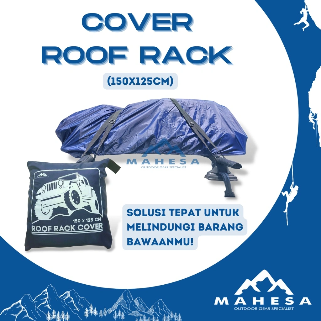 Cover flush Roof Buzz Rack Rail Bagasi Pack Rak Atas Cross Bar Mobil Mahesa Outdoor