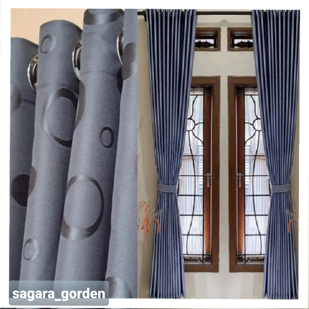 Gorden 3meter Rumah Mewah Panjang Jendela Pintu Ruang Tamu