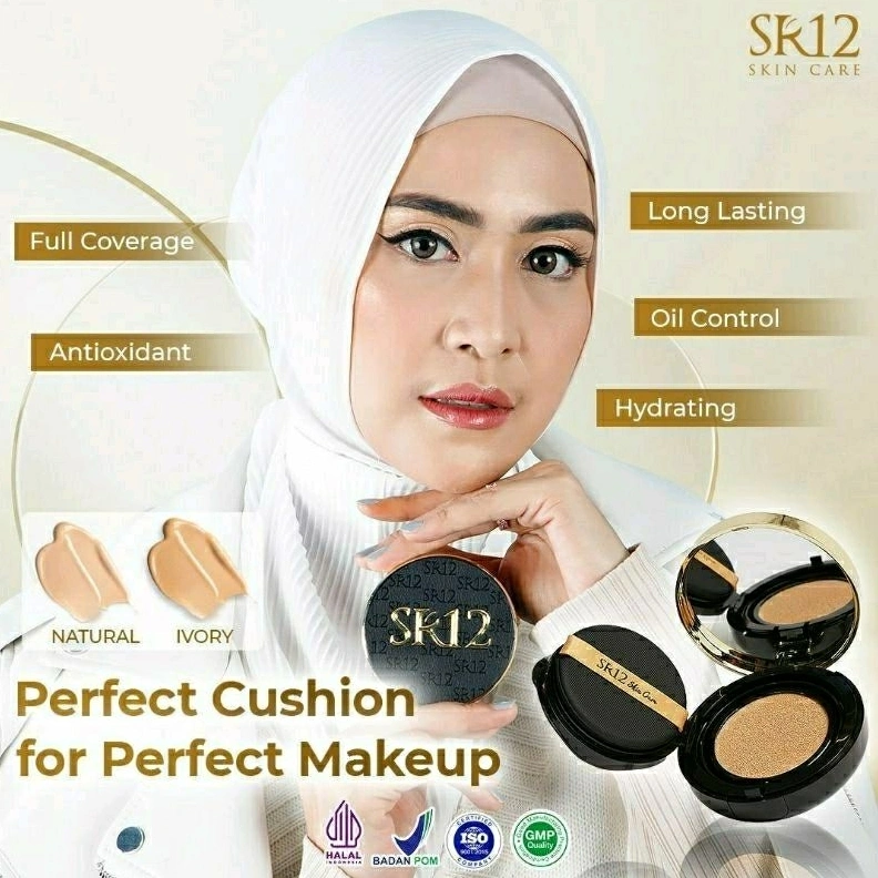 Perfect Cushion SR12 Ivory & Natural tersedia juga kemasan Refill dan Cream Blush On