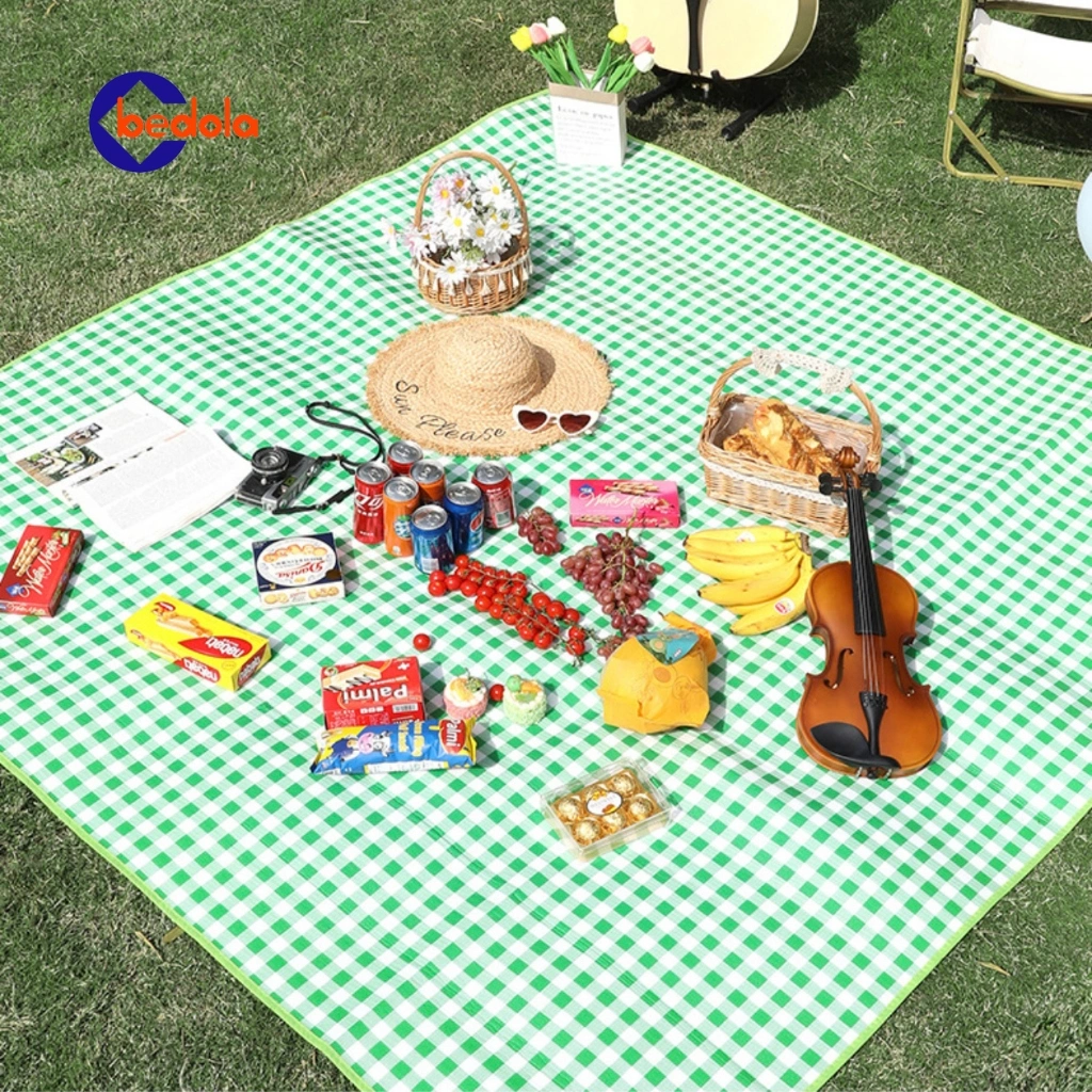 Tikar piknik waterpoof outdoor  1,5m x 2m tikar lipat anti air alas camping