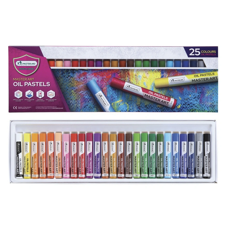[Master Art] Oil Pastels 25 Pcs