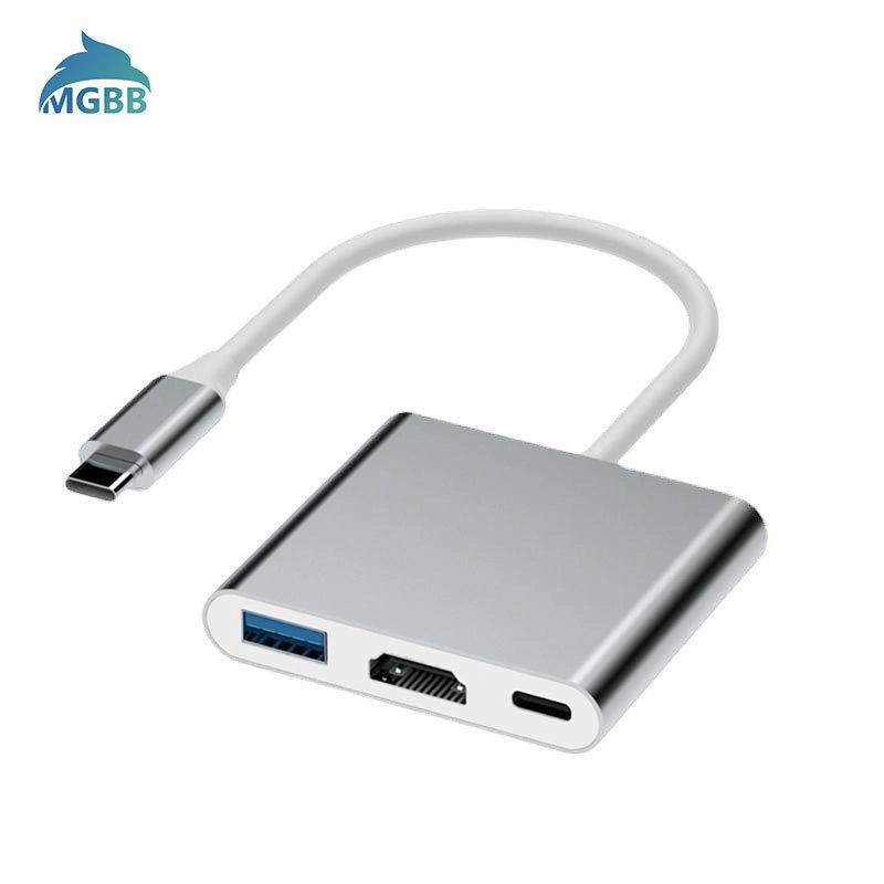 Kabel Converter USB 3 in 1 Type C To HDMI - TypeC - USB 3.0