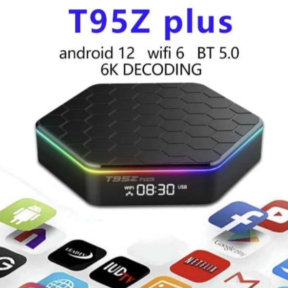 SMARTCOM Smart Android Tv Box 4K T95Z Plus RAM 4GB ROM 64GB Unlock Root Garansi