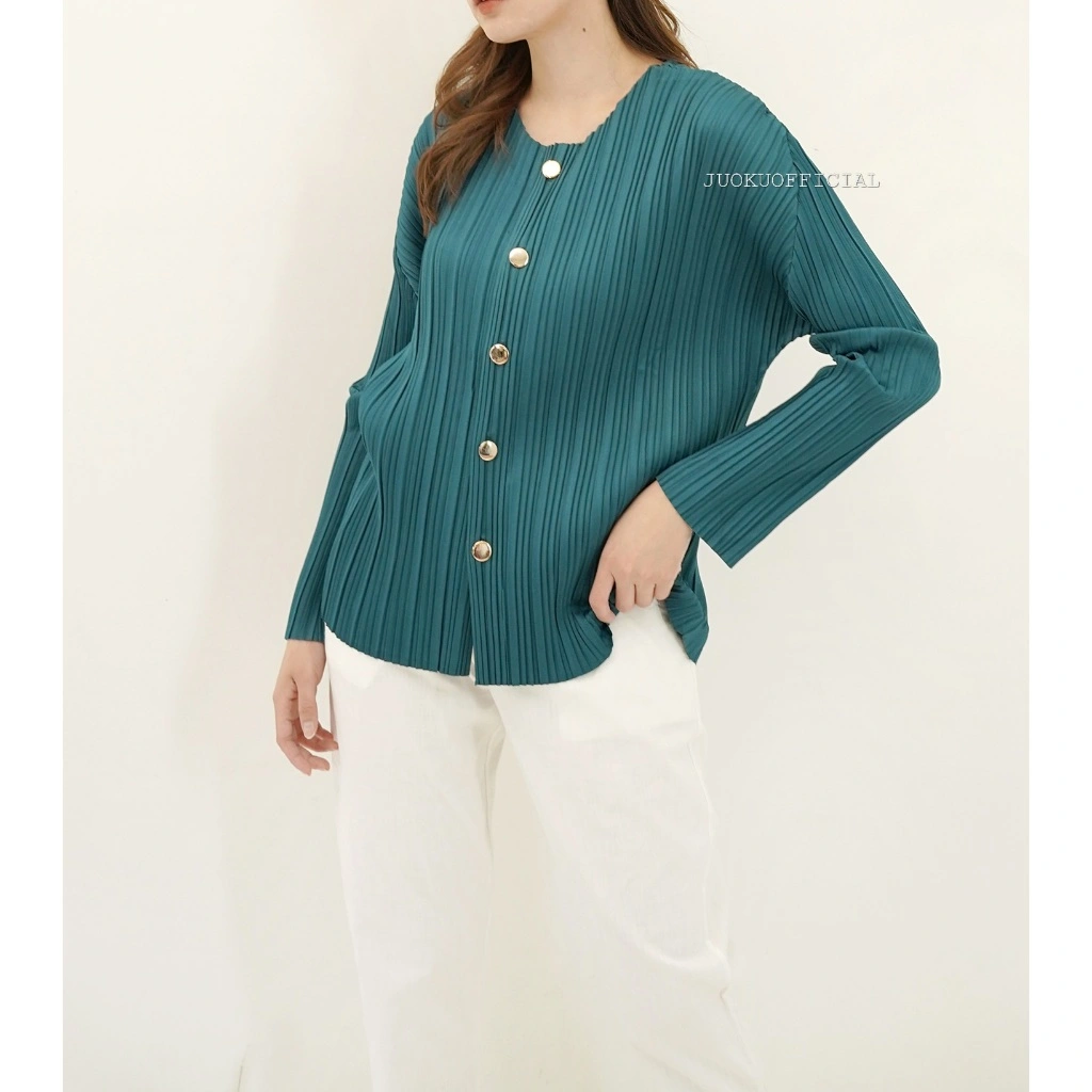 Cardigan Plisket BB / Outer Plisket BB / Cardigan Outer / Pleated Cardigan