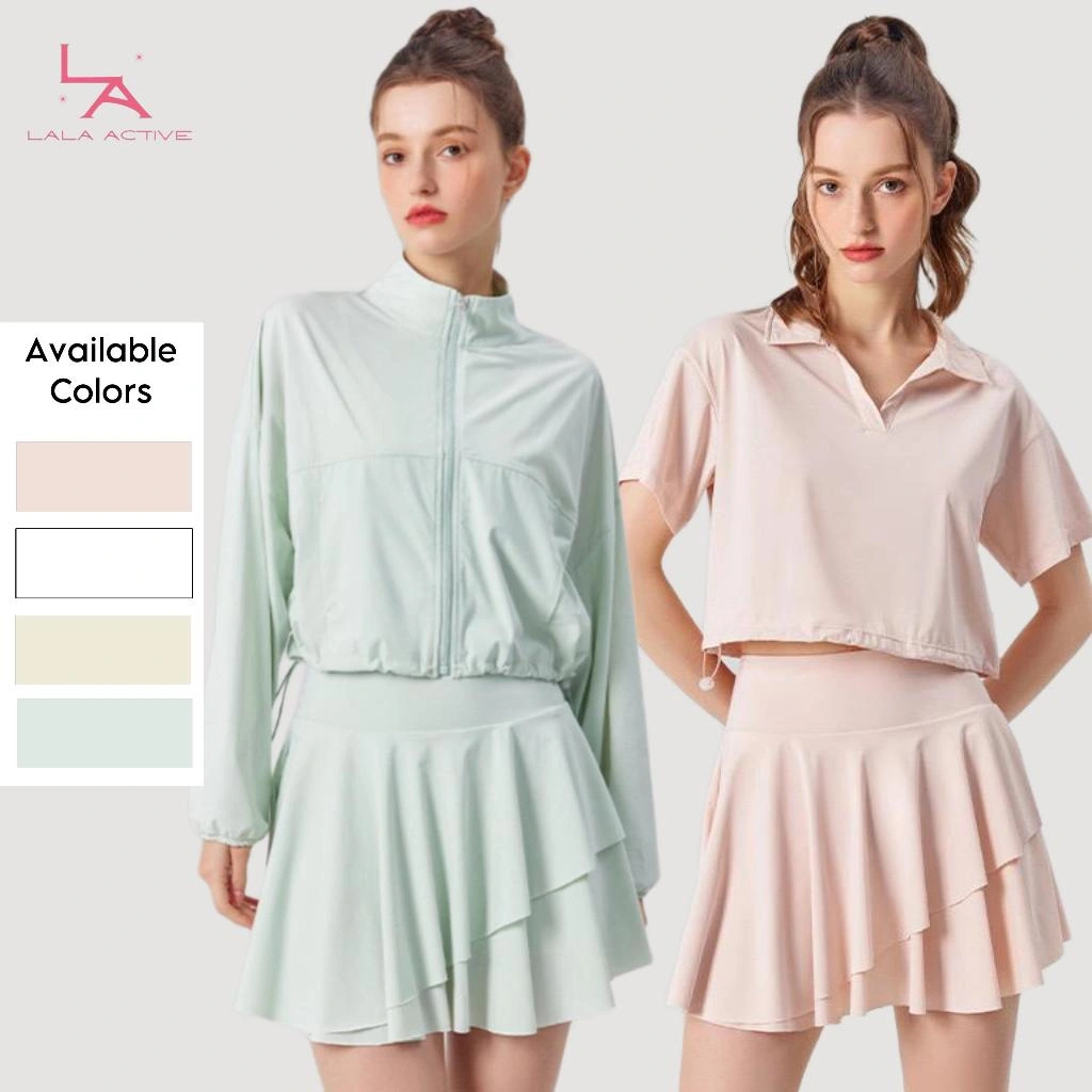 Lala.Active - Emilia TENNIS SET -  POLO SHIRT / SKORT / JACKET Golf Tenis Wanita